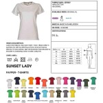Triko dámské SUNSET LADY FLUO svítivě žlutá PAYPER