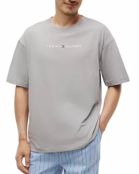 Pánské triko Tommy Hilfiger UM03685 šedá