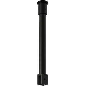 CERANO - Sprchová vzpěra Onyx - kulatá - vertikální do stropu - černá matná - 40 CER-476792