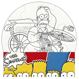 EFKO Vymaluj si puzzle The Simpsons