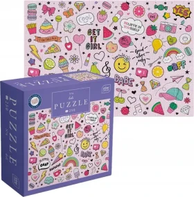 INTERDRUK Puzzle se samolepkami Ikony