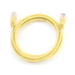 Gembird UTP CAT5E 5m / patch kabel / s ochranou / žlutá (PP12-5M/Y)