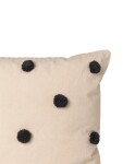 Ferm LIVING Polštář s výplní Dot Tufted Sand 50 x 50 cm, krémová barva, textil