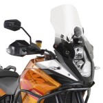 D7703St plexi čiré Ktm 1190 Adventure R (13-16), vxš370x410 mm, o 170 mm vyšší než originál