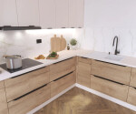 Dřezová baterie SAT Aurum s vytahovací sprškou, 2 proudy černá matná SATBAUR286C SATBAUR286C