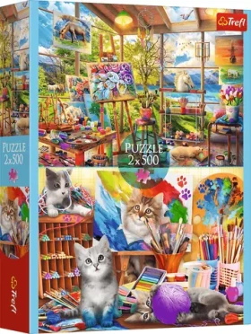 TREFL Puzzle Umění malování