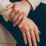 LUNICA Stříbrný zásnubní prstýnek ROSE GOLD Velikost prstenu: 8 (EU: 57-58) 0525__8