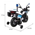 Mamido Dětská elektrická motorka BMW F850 GS policejní