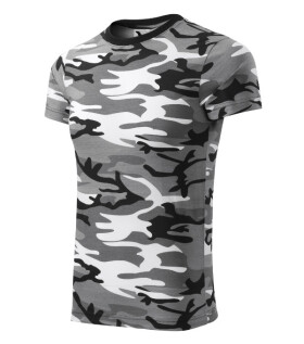 Camouflage tričko unisex camouflage gray L
