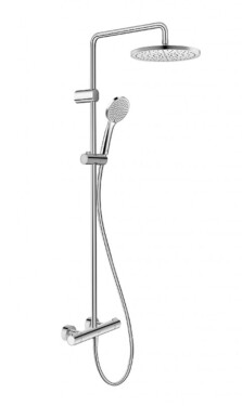 DURAVIT - Sprchy Sprchový set s termostatem, průměr 25 cm, 3 proudy, chrom TH4280008010