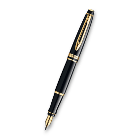 Waterman Expert Black Lacquer GT - plnící pero - hrot F