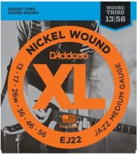 D'Addario EJ22 Nickel Wound Jazz Medium - .013 - .056