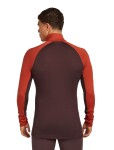 ICEBREAKER Mens 260 ZoneKnit LS Half Zip, Java/Agate/Cb (vzorek) velikost: M