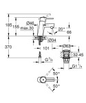 GROHE - Concetto Umyvadlová baterie s výpustí Push-Open, chrom 23931001