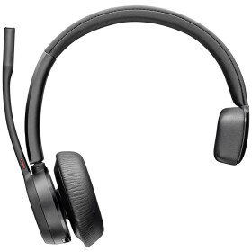 HP Poly Voyager 4310 UC Monaurales Headset +BT700 USB-A Adapter Sluchátka On Ear Bluetooth® stereo černá Potlačení hluku regulace hlasitosti, Vypnutí zvuku