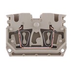 Weidmüller 1704350000-100 řadová svorka průchodky pružinová svorka Tmavě béžová 100 ks