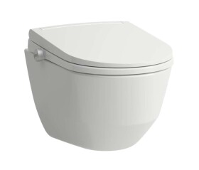 Laufen - Cleanet Pro Lite Elektronický bidet s keramikou, závěsný, Rimless, SoftClose, bílá H613890000S002