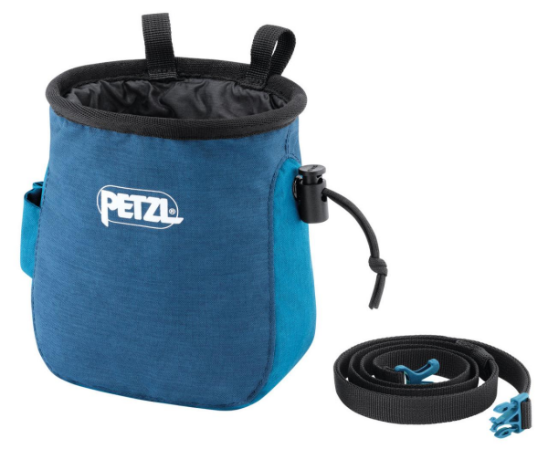 Pytlík na magnézium Petzl Saka blue