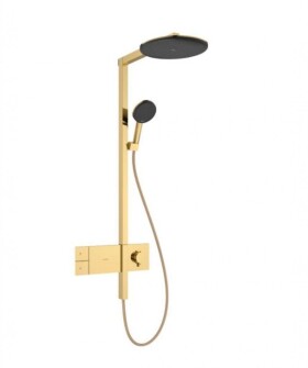 HANSGROHE - Raindance Alive S Sprchový set s termostatem, průměr 30 cm, 3 proudy, leštěný vzhled zlata 24582990