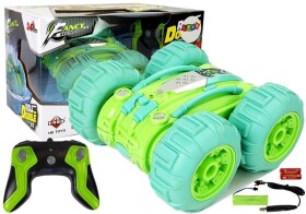 Mamido Oboustranné auto na dálkové ovládání R/C 1:24 zelené