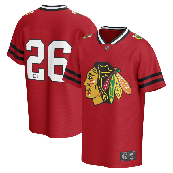 Fanatics Pánský dres Chicago Blackhawks NHL Core Foundation Jersey Velikost: L