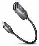 AXAGON RUCM-AFAC Adaptér USB-A 3.2 (F) na USB-C (M) šedá (RUCM-AFAC)