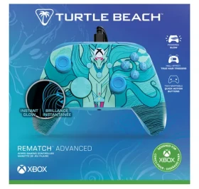 Turtle Beach Rematch Advanced Blue Kitsune / Gamepad / Kabelový / Hall Effect triggery / RGB podsvícení / Xbox, PC (TBC-2004-25)