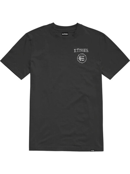 Etnies Bones black pánské tričko krátkým rukávem