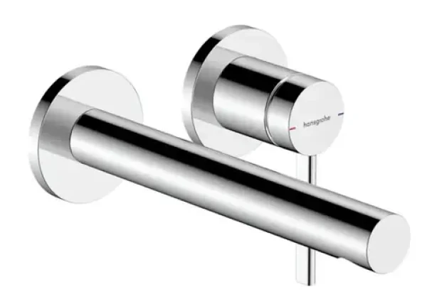 Hansgrohe Zesis S - Umyvadlová baterie pod omítku | s výpustí | 2-otvorová instalace | EcoSmart+ | chrom (74750000)