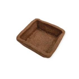 Dortisimo Košíček na tartaletky čtvercový máslový kakaový 4,5 cm (20 ks)