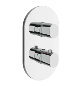 RAVAK - Chrome II Termostatická baterie pod omítku, pro 2 spotřebiče, chrom X070455