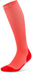 CEP dámské běžecké kompresní podkolenky REFLECTIVE PRO 3.0 - neon coral Velikost: III (32-38 cm obvod lýtka)