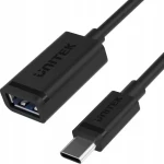 Unitek C476BK-1M černá / Kabel USB / USB 3.2 Gen 2 / USB-C (M) - USB-A (F) / 1 m / 60 W (C476BK-1M)