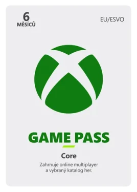 Microsoft Game Pass Core 6m / přístup na 6 měsíců / elektronická licence (S6T-00018)