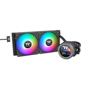 THERMALTAKE TH240 V2 Ultra EX ARGB černá / 2x 120mm / 2000 RPM / 68 CFM / A-RGB / AMD + Intel (CL-W414-PL12SW-A)