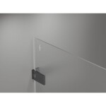 MEXEN/S - Lunar-F sprchový kout skládací dveře levá 90 x 70, transparent, grafit kartáčovaná 836-090-070-66-00-L