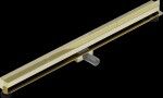 MEXEN - Flat Wall žlab ke stěně 2v1 120 cm zlatý 1530120
