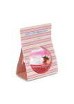 Konges Sløjd Dětský senzorický míček Glitter Lemon / Cherry CHERRY, růžová barva, plast