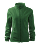Jacket fleece dámský lahvově zelená 06 (brand label) L