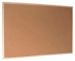 Esselte Korková tabule s dřevěným rámem 90 x 120 cm / Nástěnka / Korek (500974)