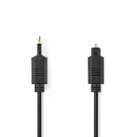 Nedis Optický audio kabel TosLink (M) - Mini-Toslink (M) 1.00 m černá (CAGL25100BK10)