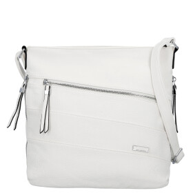 Trendy dámská koženková crossbody kabelka Tande, bílá
