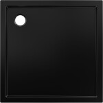MEXEN - Flow Sprchová vanička čtvercová slim 120 x 120, černá mat 46S701212
