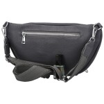 Trendy dámská koženková ledvinka Pentti, tmavě šedá