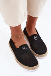 Dámské espadrilly 13659 černé - Vinceza 41