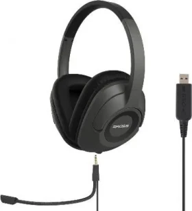 Koss SB42 černá / sluchátka s mikrofonem / 2x 3.5 mm jack / 2.4m / bez kódu (SB42)