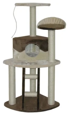 CAT-GATO Škrabadlo Firenze special 120 cm hnědo-béžová / Sisal, plyš / Rohové / Pro kočky (319624)