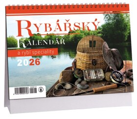 Stolní kalendář ARIA 2026 - Rybář, rybí speciality, 14denní