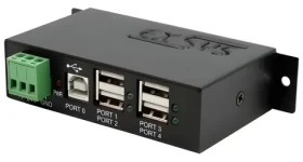 Exsys EX-1163HMS / USB hub / 4x USB 2.0 / kovový