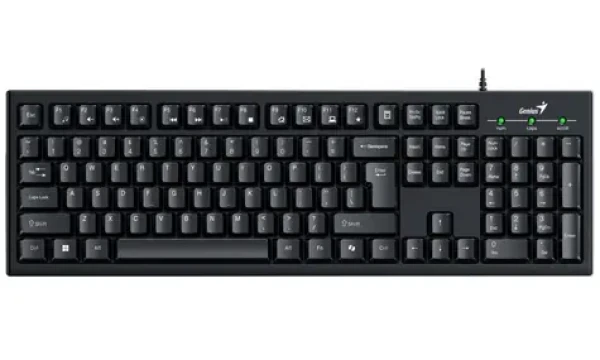 GENIUS Smart KB-100 černá / Drátová / Copilot / SmartGenius App / USB / CZ+SK layout (31300005423)